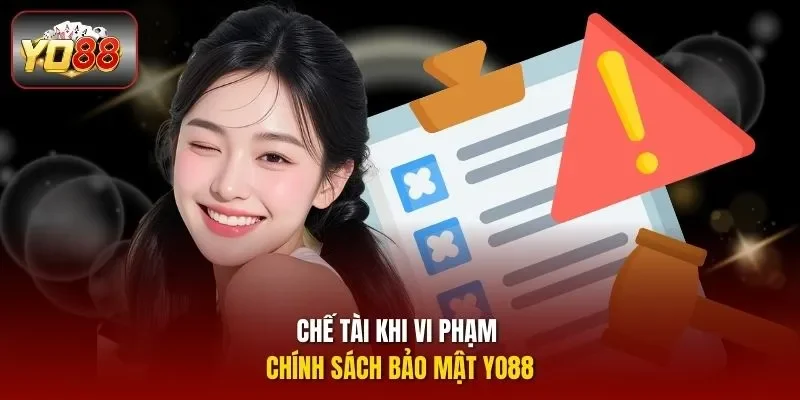Chế tài khi vi phạm chính sách bảo mật YO88
